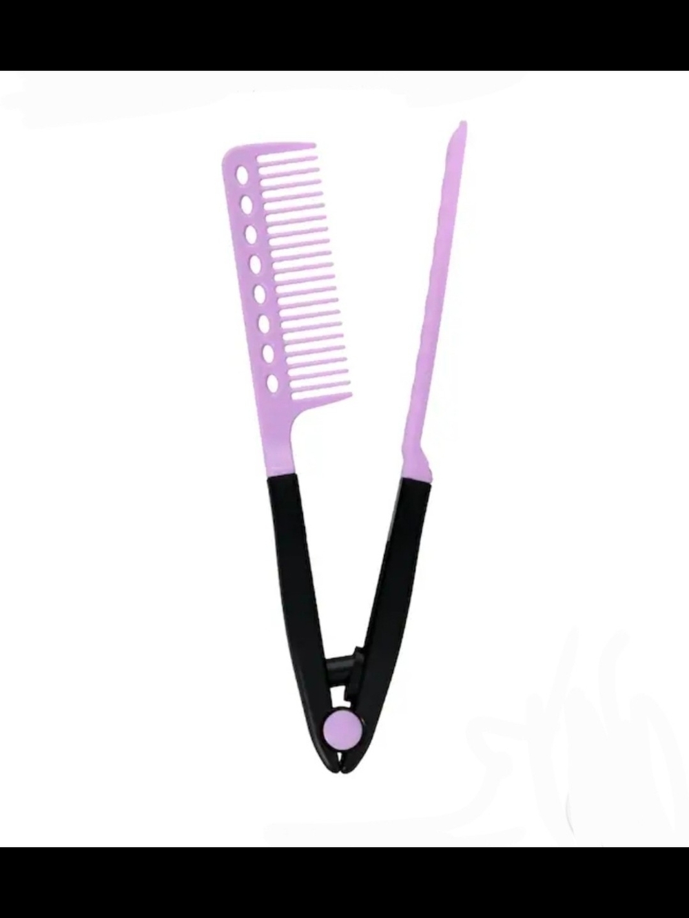 Straightener Comb for Flat Iron In Purple BNIB